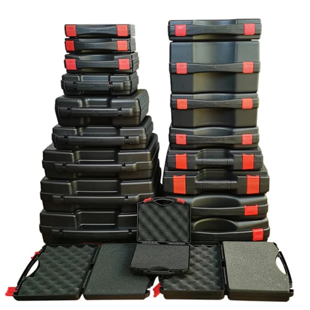 Boîte à outils matérielle multifonctionnelle, mallette à instruments en plastique Portable, boîte de rangement de protection pour ordinateur Portable, mallette à outils pour équipement extérieur