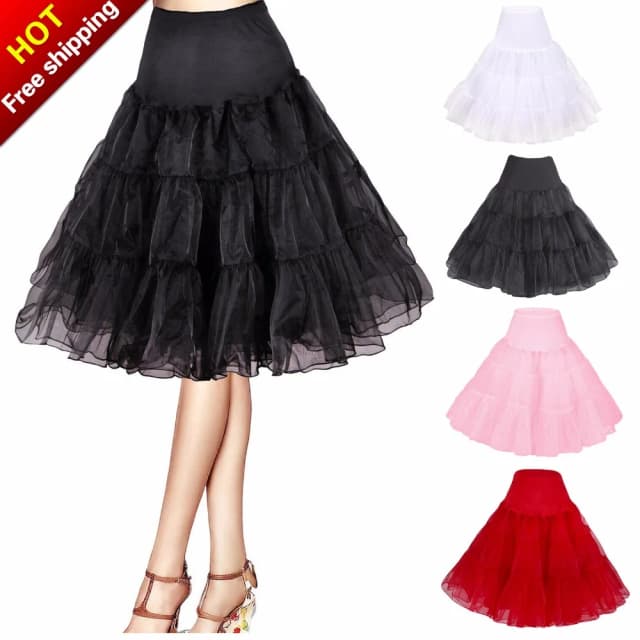 Jupon Court en Organza pour Halloween, Crinoline, Vintage, pour Patients de Mariage, Sous-Jupe, Tutu Rockabilly