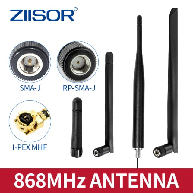 Antenne LoRa 868 MHz omnidirectionnelle Meshtastic RP-SMA mâle, mini antenne 868 MHz pour module sans fil, antenne pliable