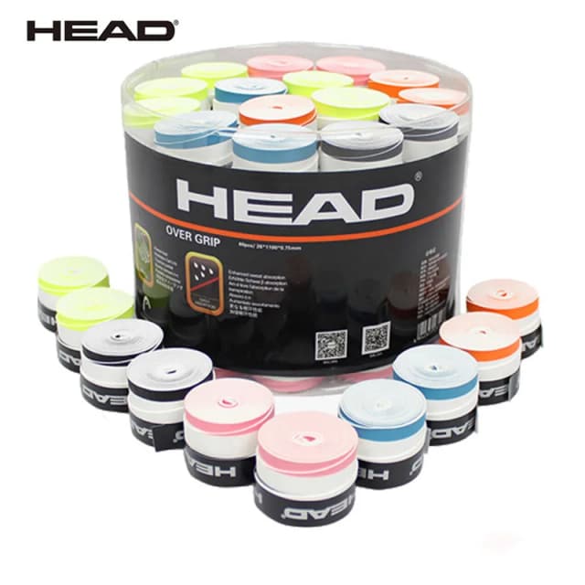 Tête antidérapante surgrip Tennis bandeau poignée raquette Padel accessoires amortisseur Raquete De Tennis Badminton entraînement