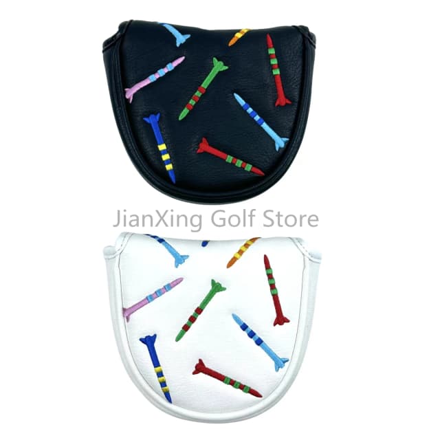 Housse de Putter de Golf à motif de Missile, 1 pièce, housse de Putter de maillet en cuir PU, fermeture magnétique, couvre-tête de Golf