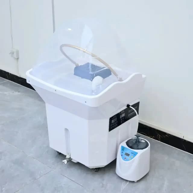 Équipement de spa à tête mobile avec tuyaux d'arc de circulation d'eau et équipement de cuisson à la vapeur, adapté aux salons de beauté et aux salons de massage
