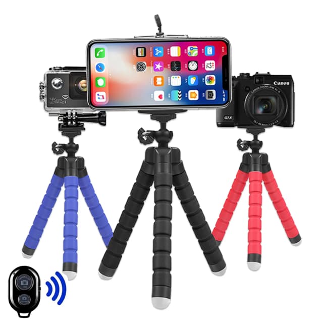 Pour Gopro Hero 11 10 9 8 7 noir MAX Flexible Mini trépied poulpe accessoires pour Go Pro 6 5 YI Eken SJCAM DBPOWER AKASO trépieds