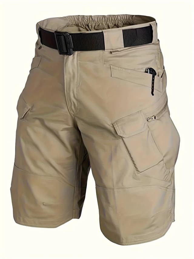 Short cargo imperméable durable pour homme, short Dulshorts avec plusieurs poches, décontracté, extérieur, randonnée, trekking