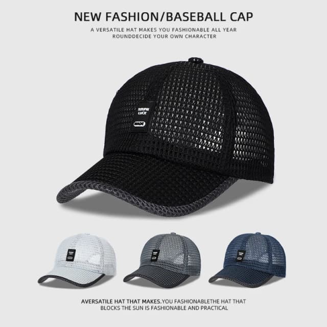 [NORTHWOOD] casquette de Baseball en maille pour hommes casquettes d'été respirantes chapeau de papa chapeaux de pêche en plein air os Gorras casquette de camionneur Snapback