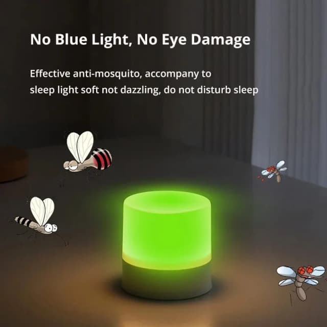 Veilleuse LED anti-moustique, 3 pièces, mini veilleuse, créative, portable, USB, pour chambre à coucher