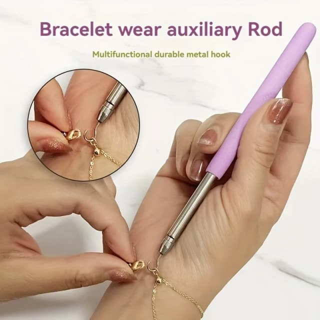 Aide à porter un outil de bracelet, partenaire de bijoux, aide à la fixation rapide, équipement d'accrochage, pinces, fermoirs, attaches, fermeture éclair, artisanat