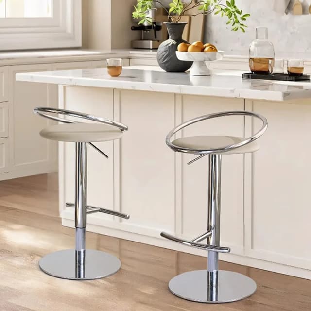Ensemble De 2 chaises De Bar à hauteur réglable, confortables et tendance, Design nordique, cuisine, meubles De maison