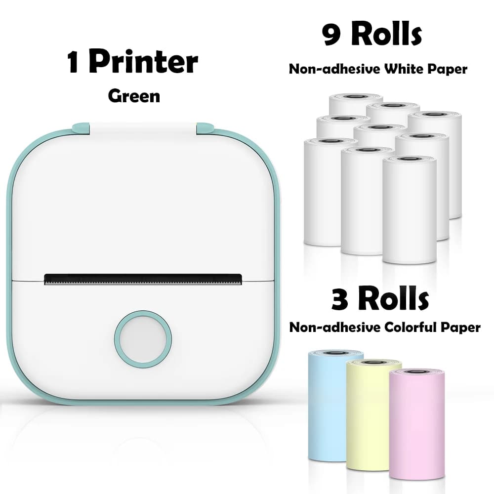Phomemo T02 Mini-imprimante thermique Portable imprimante de poche autocollants auto-adhésifs utilisation pour le bricolage, journal impresora termica portatil
