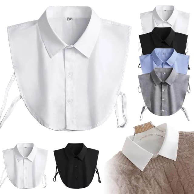Faux col universel pour hommes et femmes, vêtements de cérémonie professionnels, tissu de haute qualité, confort toutes saisons, facile à assortir, bureau d'affaires