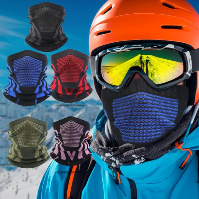 Masque de Ski chaud unisexe, demi-masque élastique et respirant, écharpe pour Sports de plein air, course à pied, randonnée, pêche, cyclisme, moto
