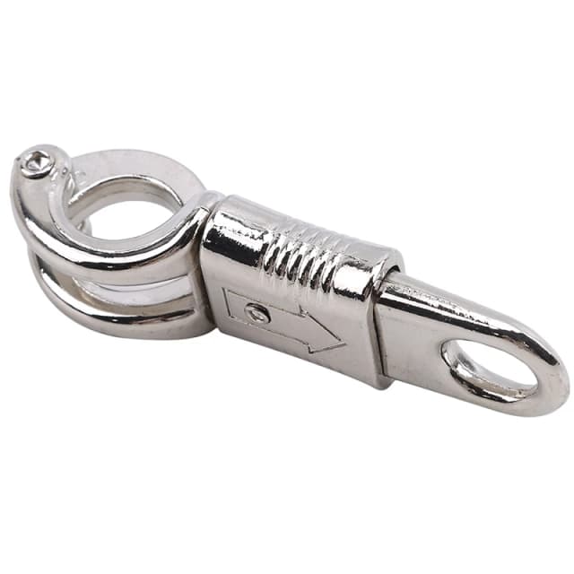 Mousqueton de sécurité pour chevaux 10 cm en alliage de zinc à dégagement rapide pour équipement équestre et produits d'équitation