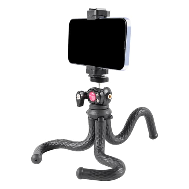 Ulanzi FT-01 trépied poulpe Flexible pour téléphone appareil photo reflex numérique avec 1/4 ''vis rotule chaussure froide Smartphone Clip Selfie bâton
