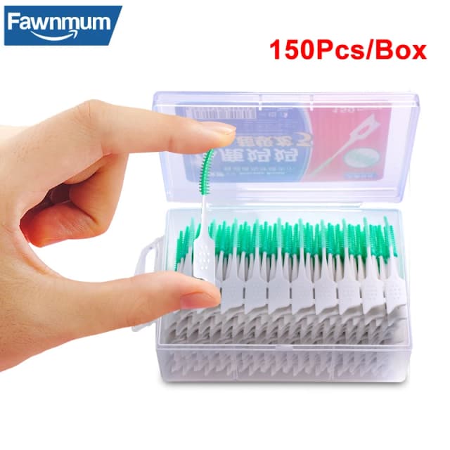 150 pièces/boîte fil dentaire bâton nettoyage des dents brosse interdentaire fil dentaire choix hygiène buccale soin Ultra-fin fil dentaire dent