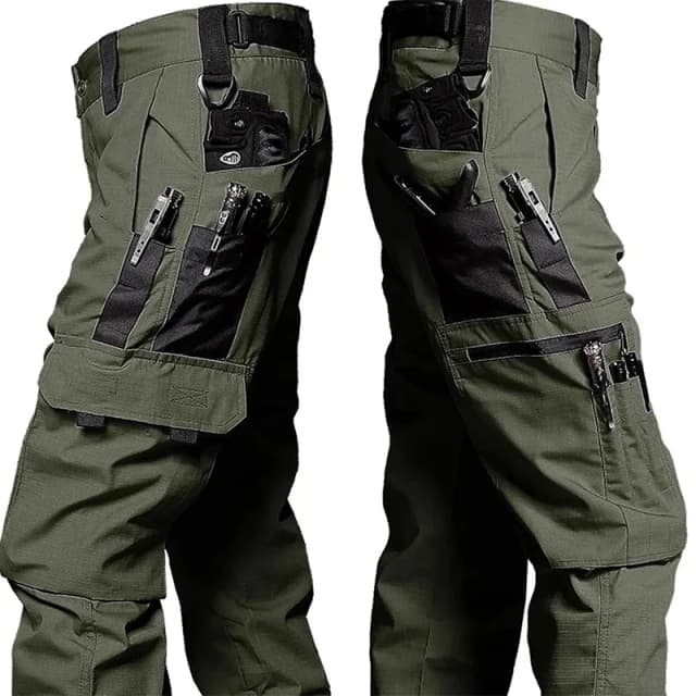 Pantalon de travail tactique pour hommes, Cargo d'extérieur, multi-poches, imperméable, vêtements de travail en plein air, de randonnée, nouvelle collection automne printemps