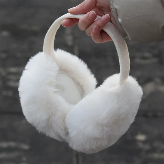 Nouveau automne hiver cache-oreilles doux femmes hommes oreille garder plus chaud en peluche couleur unie réglable pliable Protection des oreilles cache-oreilles