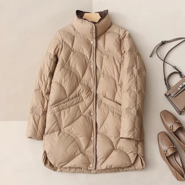 SEDUTMO-Veste Longue en Duvet de Canard pour Femme, Manteau Ultra observateur, Slim, Vintage, Décontracté, Chaud, Noir, Parkas Matelassées, ED2057, Automne, Hiver