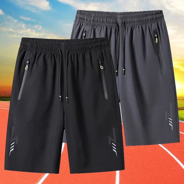 Shorts d'été pour hommes, vêtements de sport cool, shorts de course, bas décontractés, salle de sport, entraînement physique, jogging, pantalon court pour hommes, noir, gris