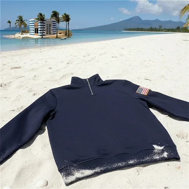 Sweat-shirt rétro Y2K avec broderie drapeau américain, col montant, fermeture éclair quart de tour, pull tendance, streetwear de niche, unisexe, coupe oversize
