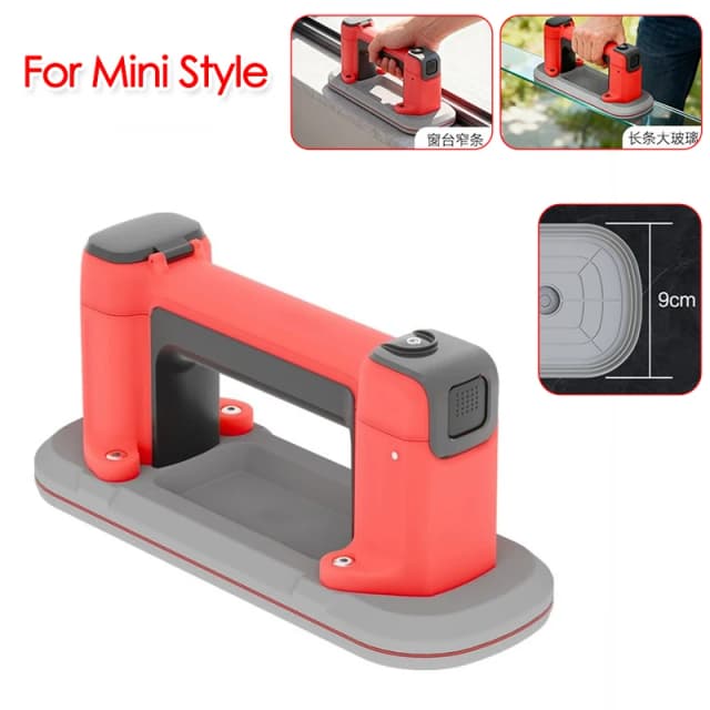 Mini ventouse électrique 24x9cm, 120kg, affichage LED, lève-vide pour carreaux de granit, verre, bandes étroites, matériaux de construction