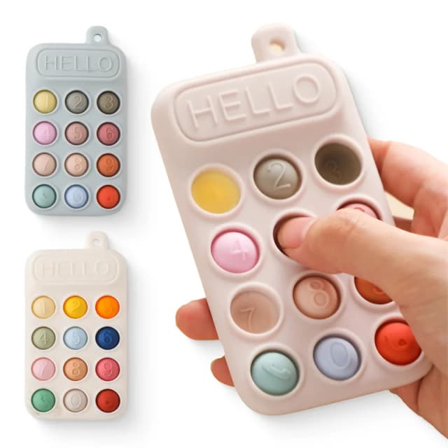 Anneau de dentition pour téléphone de bébé, jouet, sucette pour dormir, Clip, Bracelet, Simulation de téléphone, jouet d'apprentissage éducatif précoce, cadeaux pour enfants