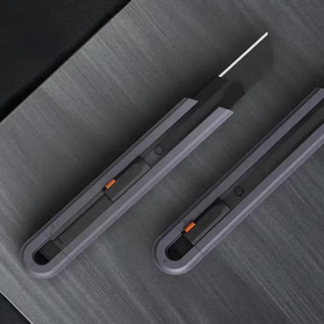 Mini couteau utilitaire multifonction lame en acier au carbone verrouillage de sécurité poche extensible coupe-papier professionnel outil manuel domestique