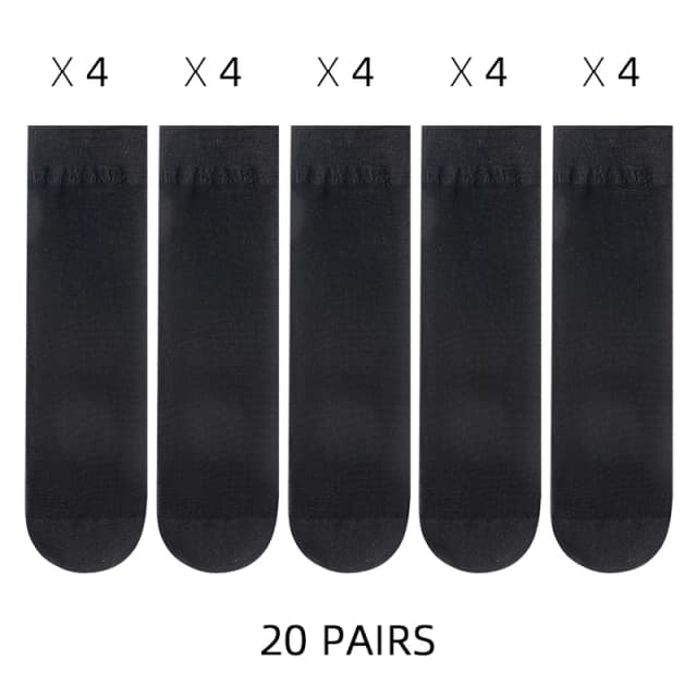 5-20 paires été Transparent cristal soie chaussettes dames Ultra mince Nylon cheville chaussettes courtes chaussettes ensembles Anti-crochet