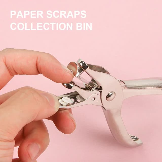 Perforatrice manuelle à un trou, capacité 6 mm de diamètre, pour papier, outil de scrapbooking, fournitures de bureau et scolaires