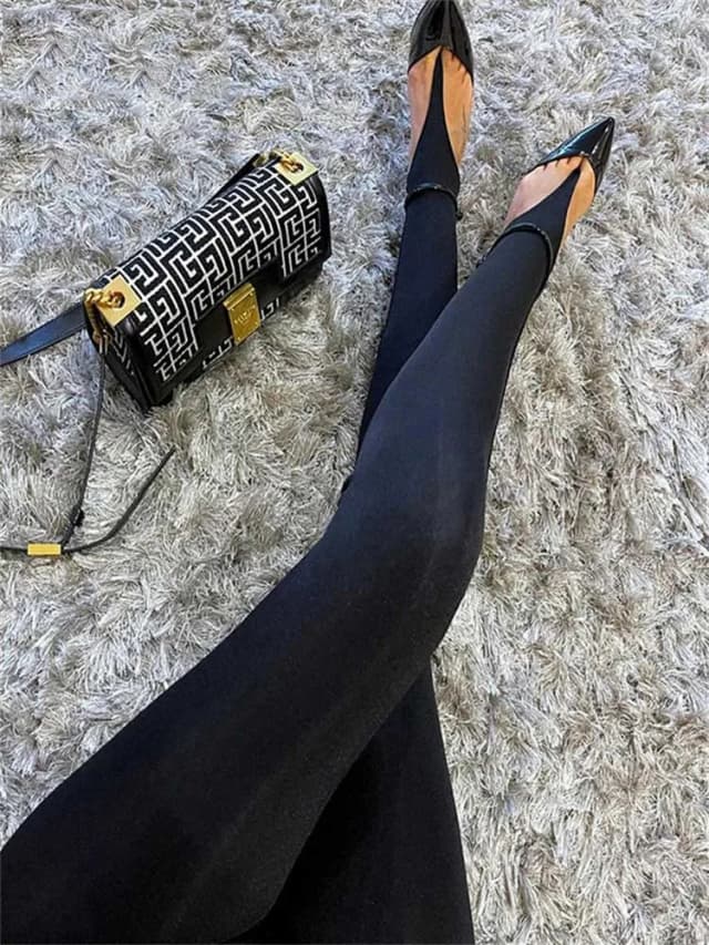 Mode coréenne hiver noir taille haute maigre Y2K femmes pantalon Sexy paillettes décontracté Club 2022 Leggings pantalon Long