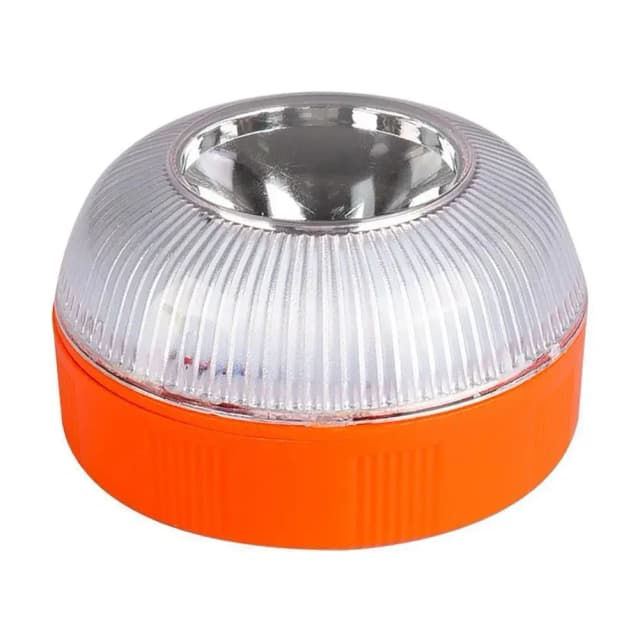 Balise d'urgence magnétique pour voitures, lampe d'avertissement clignotante stroboscopique, signal lumineux de sécurité du véhicule (batterie non incluse, V16