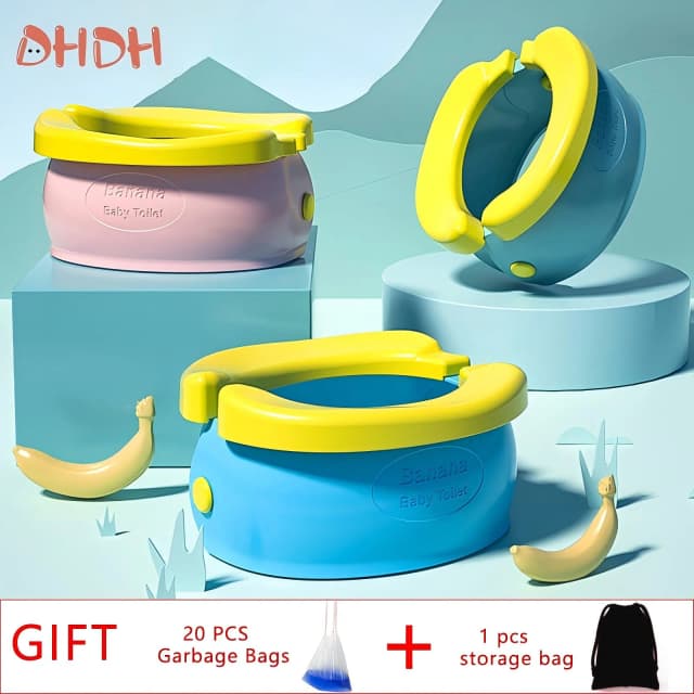 Pot de toilette pliable de voyage pour bébé, Pot Squatty urinoir pour enfants, Pot de toilette Portable, siège d'entraînement