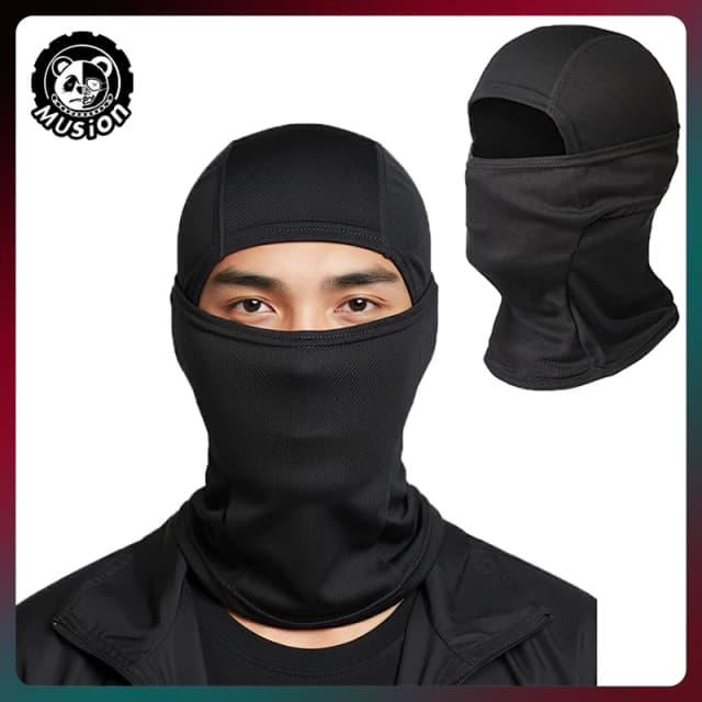 Musion mode impression visage cagoule Tube masque moto Windproo anti-poussière crème solaire unisexe Bandana Original bandeau écharpe