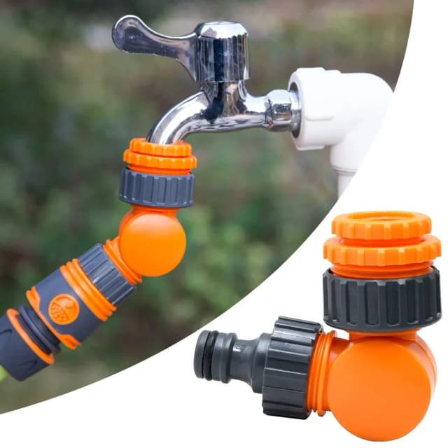 Connecteur de tuyau d'arrosage, adaptateur de robinet de 1/2 pouces, connexion rapide en plastique, verrouillage par clic pour l'arrosage et l'irrigation
