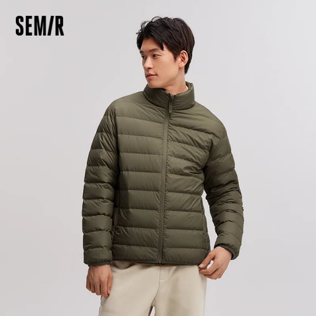 Semir doudoune hommes imperméable mince 2025 Base d'hiver Couple manteau homme vêtements vêtements d'extérieur d'hiver tissu léger confortable