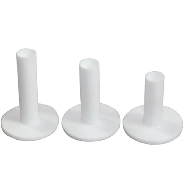 Tees de pratique de Golf 3 pièces emballées 54mm/65mm/80mm Tee en caoutchouc de Golf Sport intérieur et extérieur pour la plage de conduite et tapis de pratique