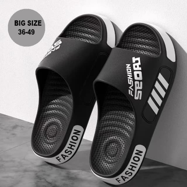 Grande taille 48-49 hommes pantoufles été semelle plate maison pantoufles pour femmes homme bout ouvert tendance diapositives Couple chaussures de plage légères sandales