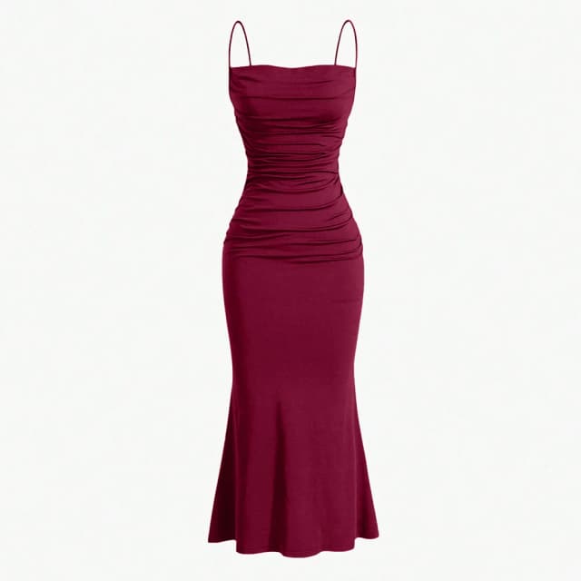 Mia Muse – robe de soirée pour femmes, Maxi, bretelles Spaghetti, élégante, Slim, pour invités de mariage, multicolore, robes de lait d'été
