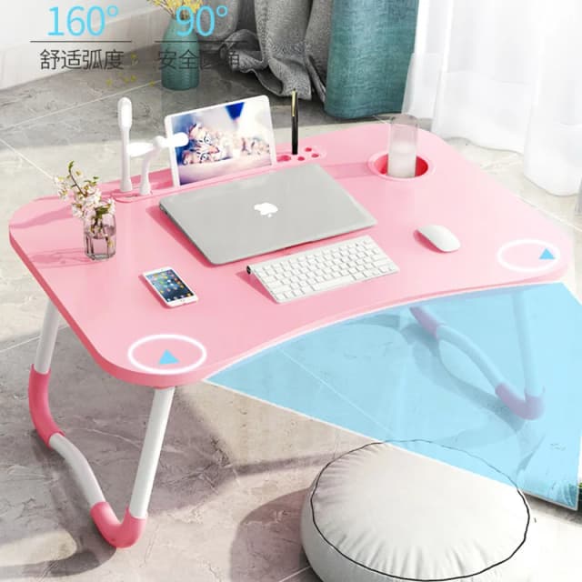 Bureau d'ordinateur Portable support de lit pour ordinateur Portable Table d'ordinateur Portable pliant plateau de petit déjeuner Portable bureau debout support de lecture et d'écriture
