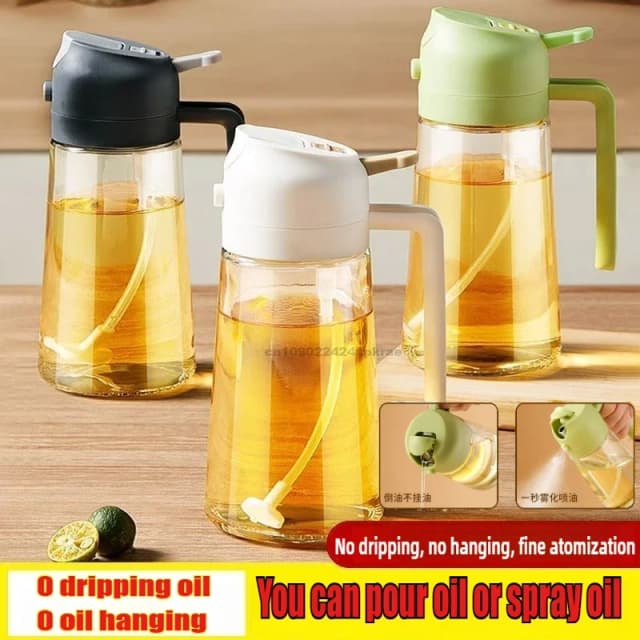 Bouteille de pulvérisation d'huile d'olive pour bouteille d'huile versée pour la cuisson d'huile d'épices distributeur de Camping avec couvercle automatique secoueur d'épices