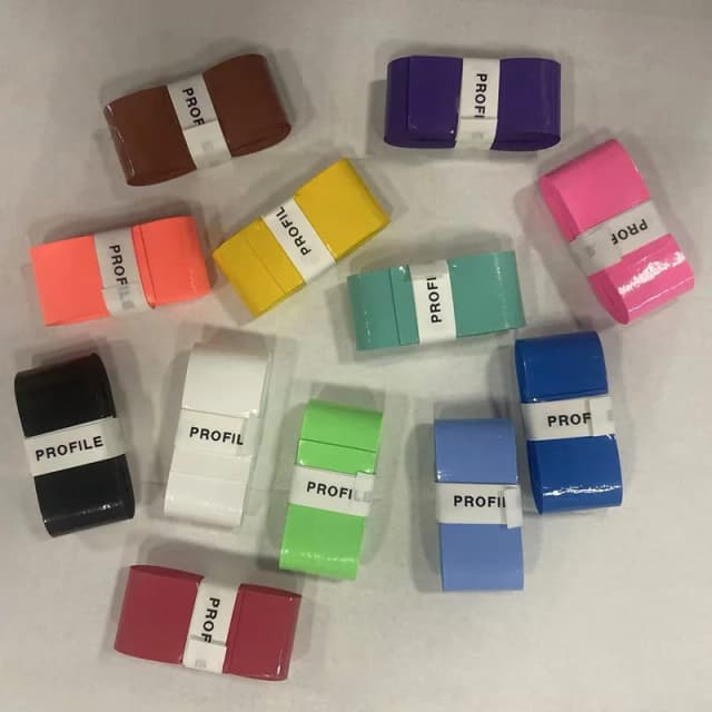 12 pièces nouveau Style laminé collant Tennis Badminton raquette surgrip canne à pêche bande d'emballage séchage rapide respirant