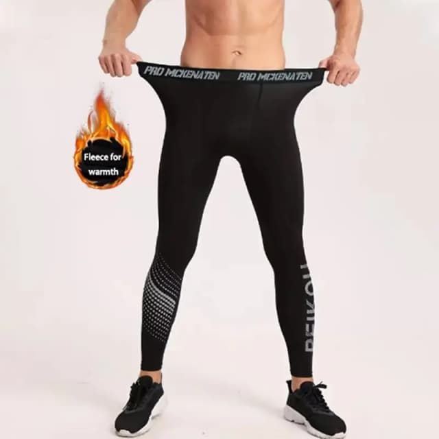 Pantalons thermiques épais pour hommes, pantalons de sport serrés à haute élasticité et pantalons slim, nouvelle collection automne et hiver 2025