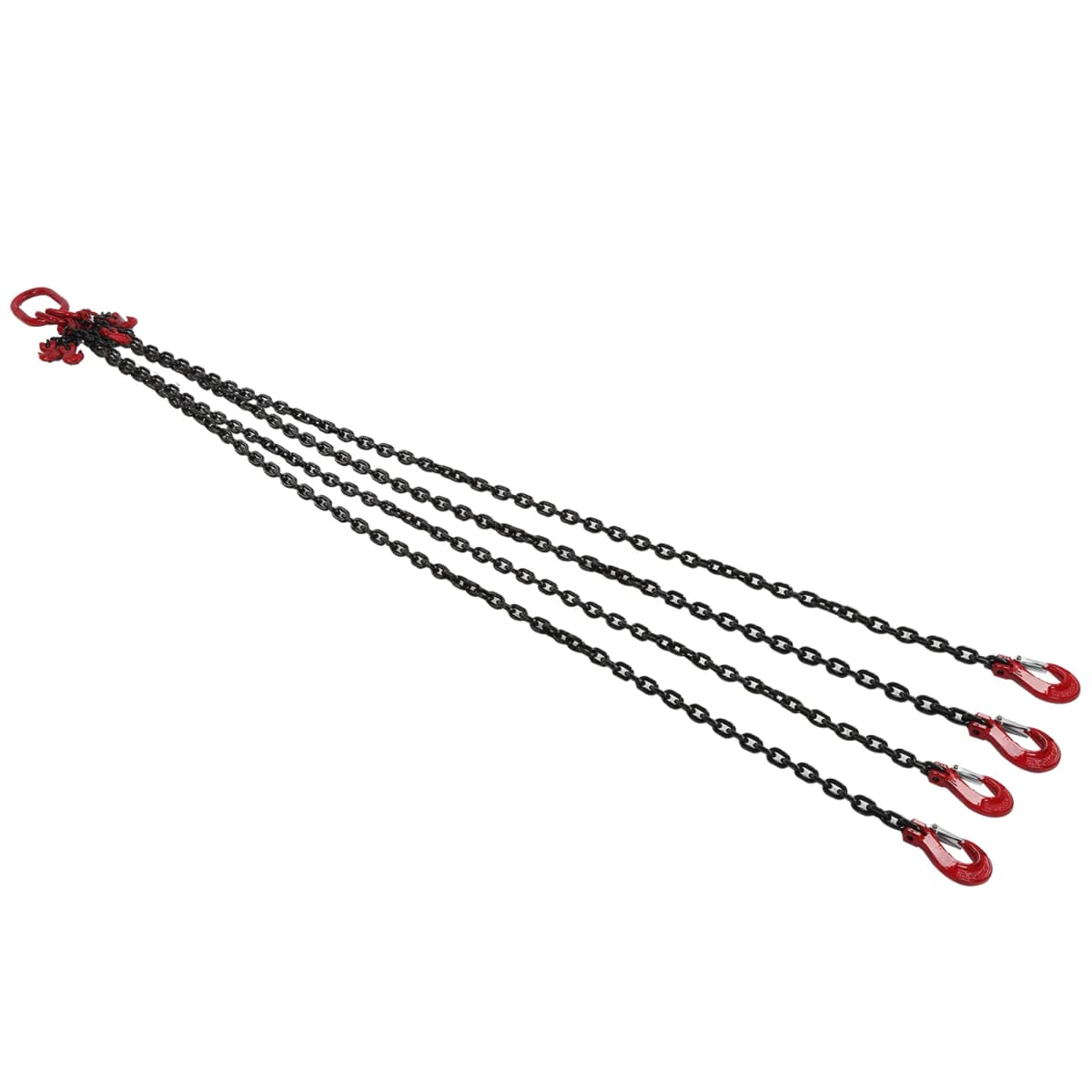 Élingue de chaîne de levage réglable pour les bâtiments de ports mines fonctionnant 2 mètres 1 tonnes 6 mm