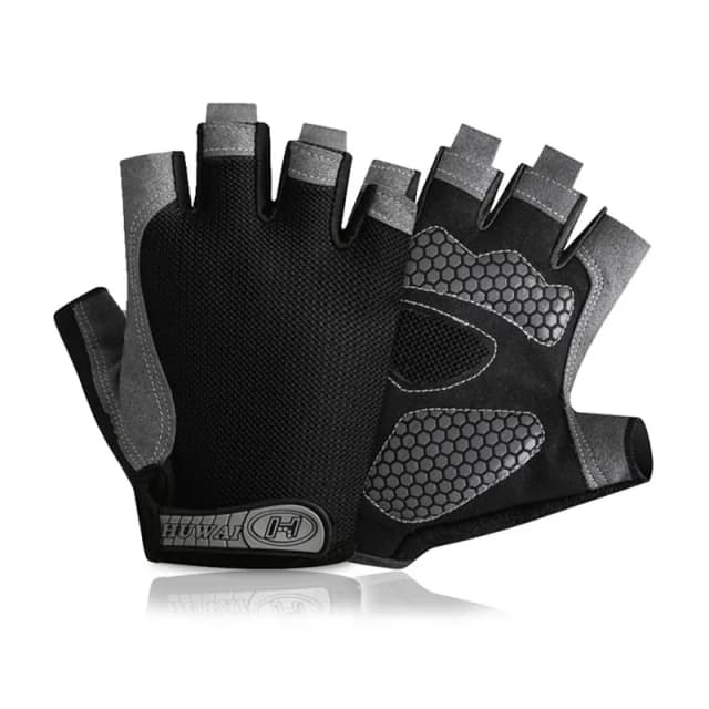 Gants de sport sans doigts pour hommes et femmes, pour la musculation, l'exercice, le cyclisme, antidérapants et respirants