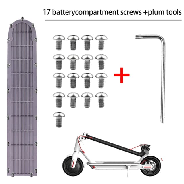 Vis de couverture de batterie pour trottinette électrique, accessoire astronomique pour Xiaomi ata jia M365, 17 pièces