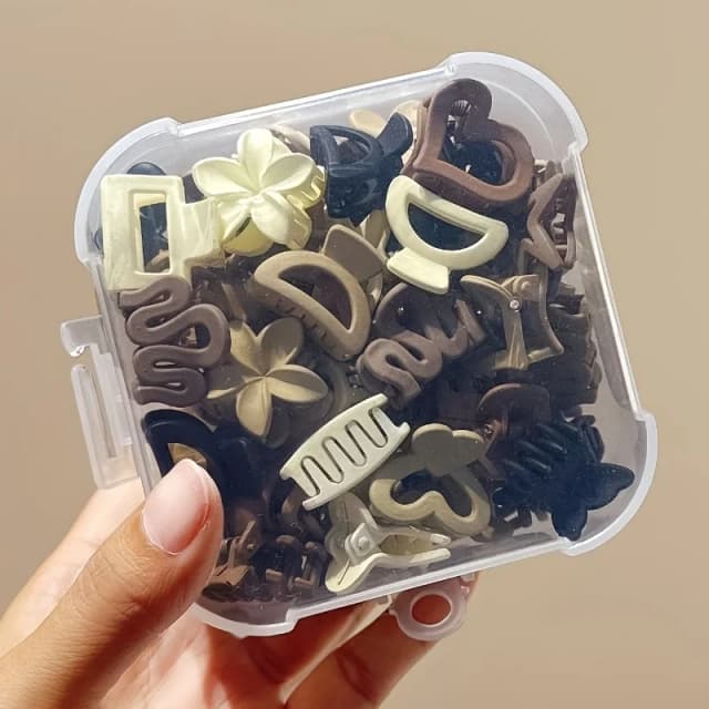 Petites clips beiges mixtes, accessoires pour filles mignonnes, parfaits pour un usage quotidien, les Occasions spéciales ou les cadeaux de voyage, 10/20/30 pièces