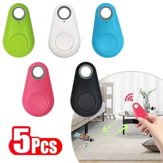 Mini traceur GPS sans fil, 1 à 5 pièces, clé d'alarme Anti-perte, sac pour enfant, recherche de portefeuille pour animaux de compagnie, localisateur d'application Bluetooth, étiquette intelligente pour IOS Android