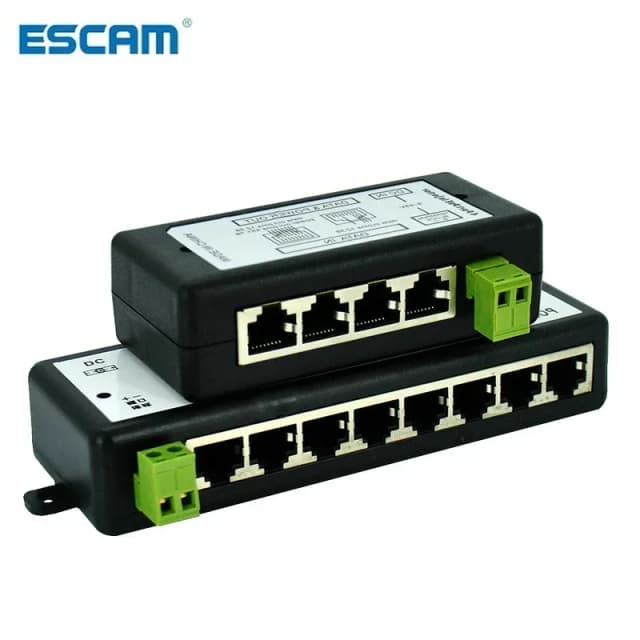 Injecteur POE à 4ports pour réseau CCTV, répartiteur POE, alimentation Ethernet, IEEEsterilial 3PG, nouveauté