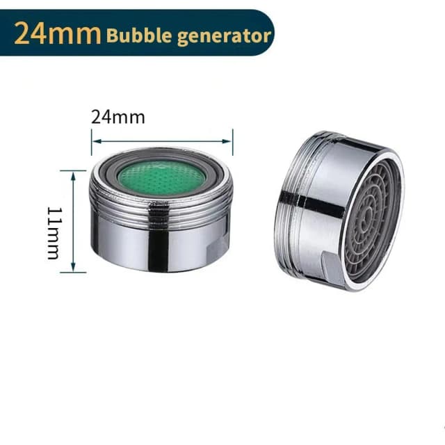 Aérateurs de robinet économiseurs d'eau, buse de robinet à filetage remplaçable, filtre de robinet de cuisine, embout de robinet de salle de bain, bulleur de robinet, pièces de salle de bain
