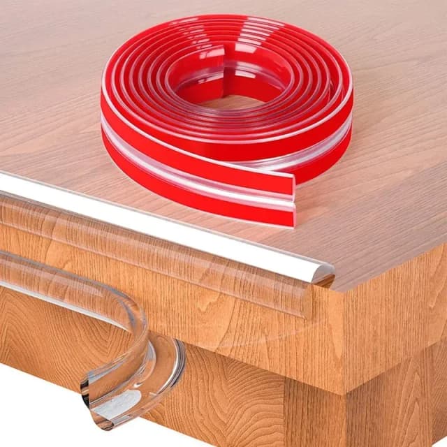 1/2/3M bébé sécurité auto-adhésif enfants Anti-Collision pare-chocs souple Transparent PVC Protection Table bord garde bande de Protection