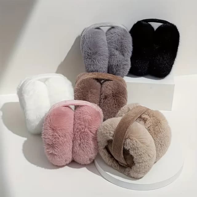 Cache-oreilles en peluche douce et solide pour garder au chaud l'hiver, pour femmes et hommes, mode extérieure, Protection des oreillettes, couvre-oreilles